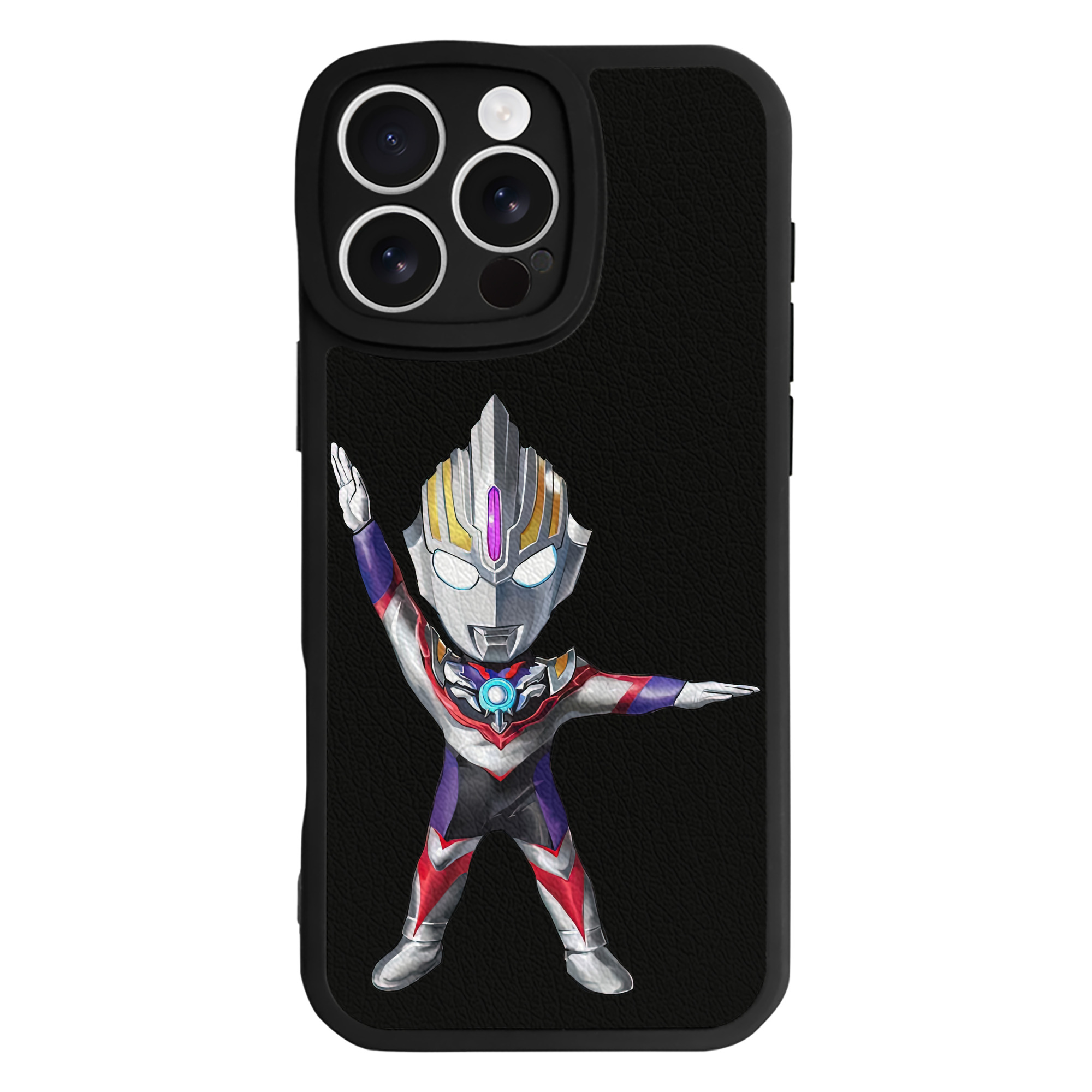 （画像用） ウルトラマン Ultraman 【iPhone 16シリーズ対応】シリコンスマホケース（レザー調） 材質：シリコン